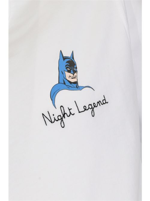 T-shirt Portofino in cotone con ricamo Batman Night Legend Mc2 Saint Barth | POT000104401L